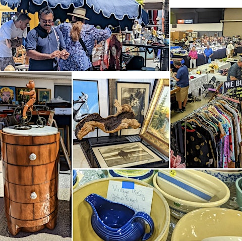 West Palm Beach Antique Festival at South Florida Fairgrounds, Southern Blvd, West Palm Beach (18 miles from Jupiter)