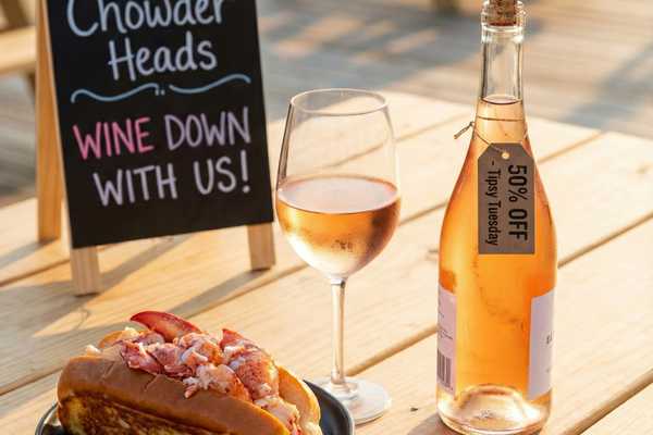 Tipsy Tuesday - Half off bottles of wine at ChowderHeads